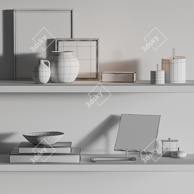 Chic Decor Set by Zara 3D model image 4