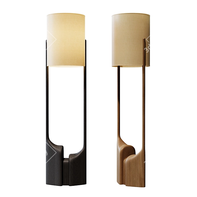 Elegant Christophe Delcourt ADO Lamp 3D model image 1