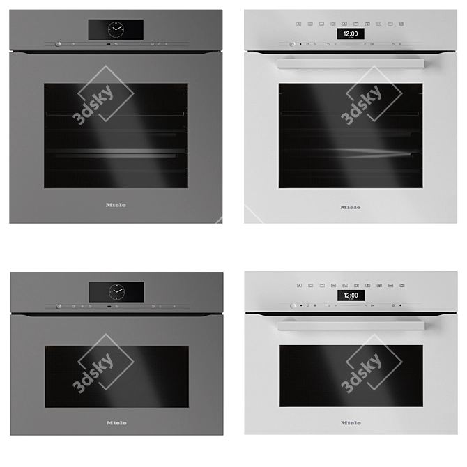 Miele 5-Piece Oven Set 3D model image 1