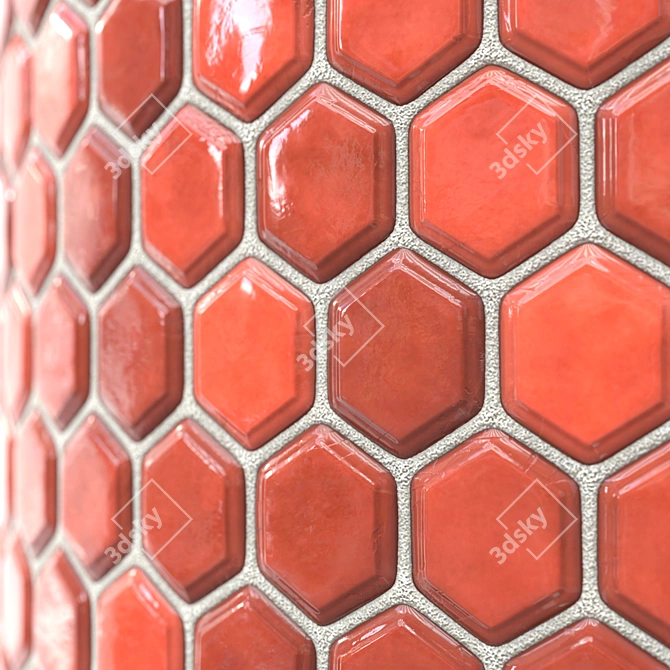 7-Color Seamless Kitchen Tile	Texture 3D model image 7