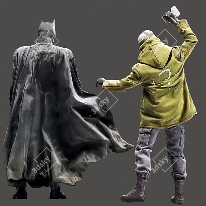 The Batman Riddler Figures Set 3D model image 4