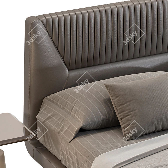 Contemporary Amadeus Cattelan Italia Bed 3D model image 3