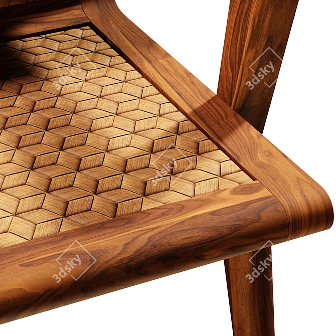 Bamboo Weave Texture Collection - Seamless 3D model image 3