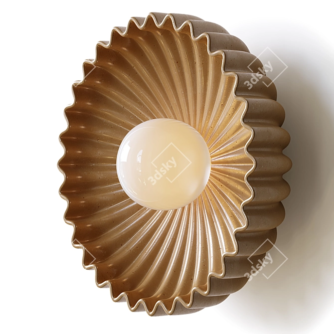 Modern Minimalist Ostro Wall Lamp 3D model image 1