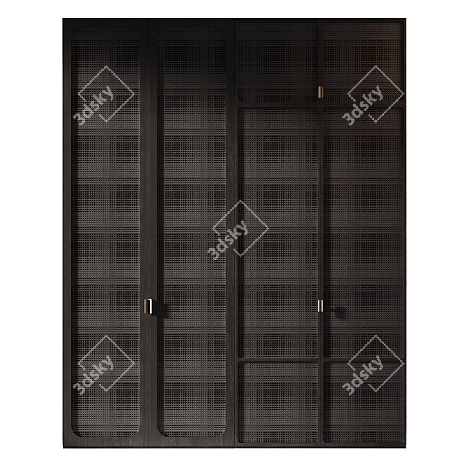 Dual Configuration Wood Furniture 3D model image 2