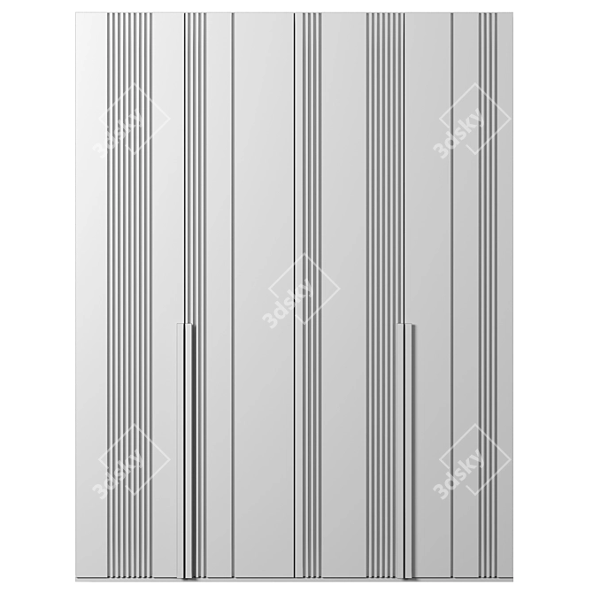  Modular Wardrobe 3D Model 3D model image 3