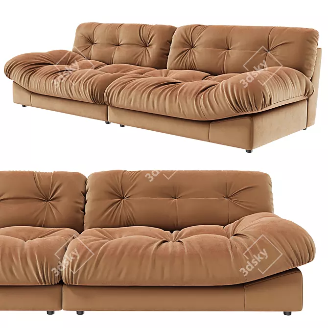 LORUSSO Relax Modular Sofa 3D model image 2
