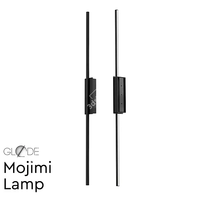 Minimalist Wall Light Mojimi Lamp 3D model image 1