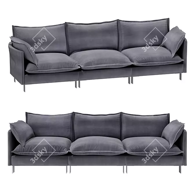 Modular Comfort Sofa "LORUSSO TOM 3D model image 1