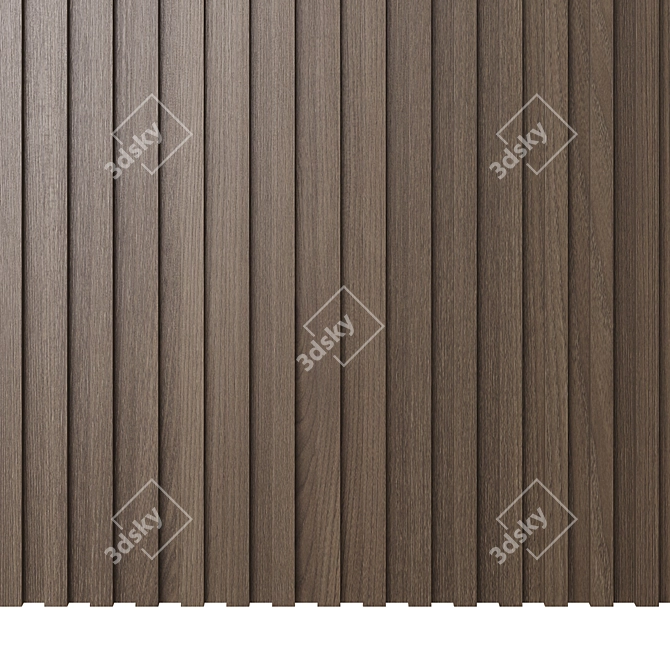 Customizable 3D Milled Panel Collection 3D model image 6