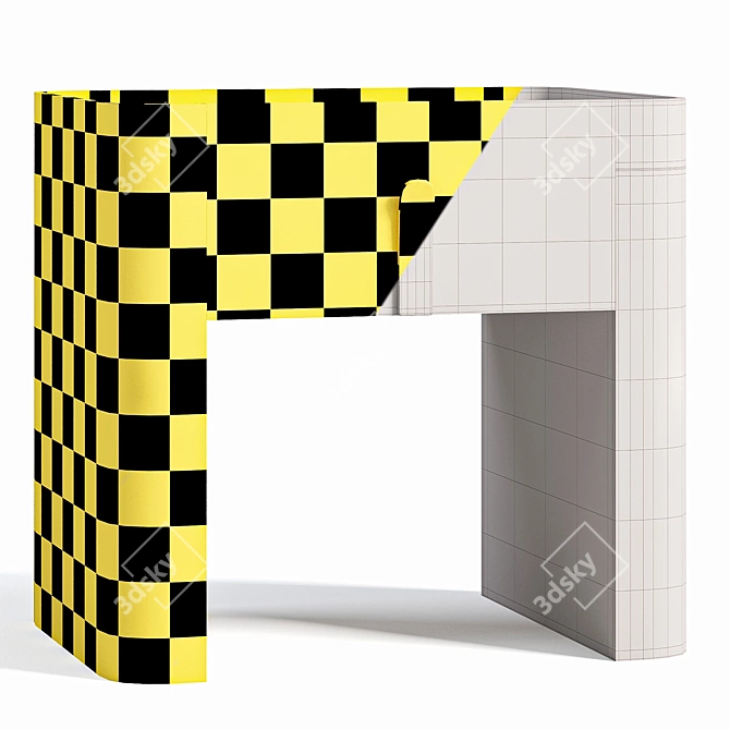  Modern RIC Bedside Table 3D model image 7