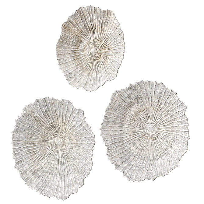 Ocean Gems Wall Decor Set 3D model image 2