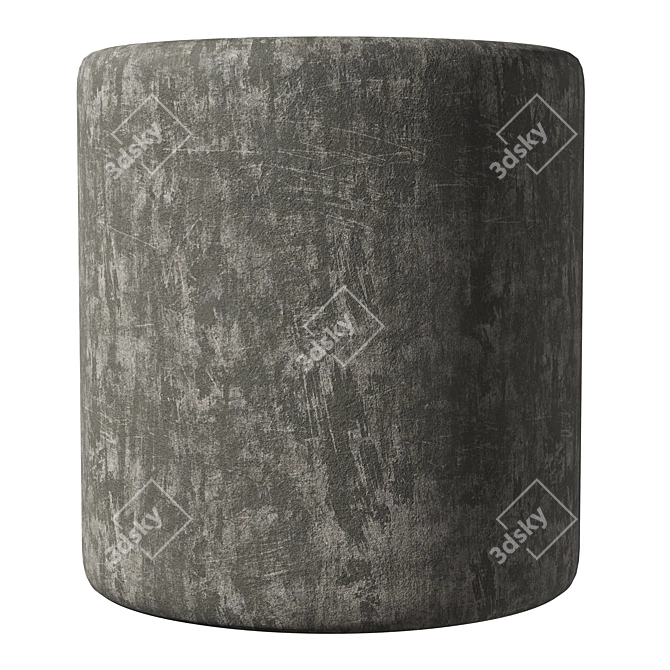Seamless 3D Plaster Material Texture 3D model image 2
