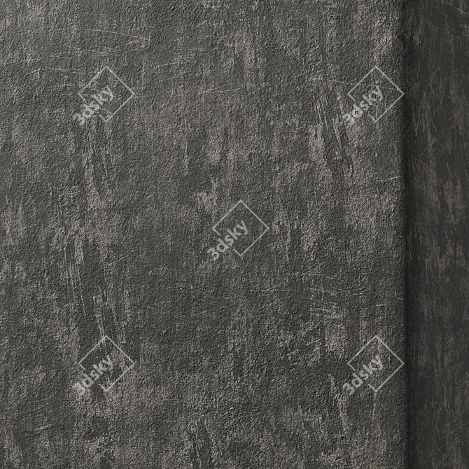 Seamless 3D Plaster Material Texture 3D model image 3