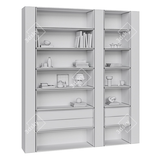 NG10 Decor Shelving Unit 3D model image 4