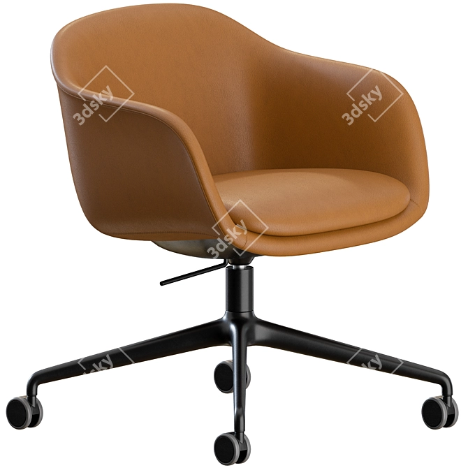 Swivel Conference Armchair Set 3D model image 9