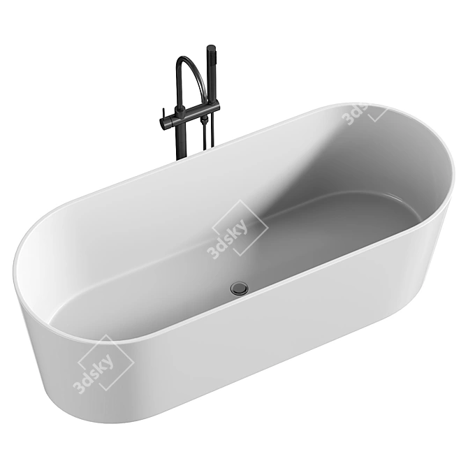 Luxury Providence Bathtub 3D model image 3