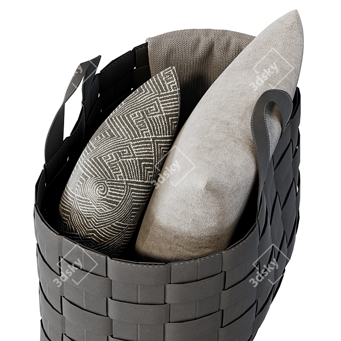 Molteni&C Boulogne Woven Basket 3D model image 3