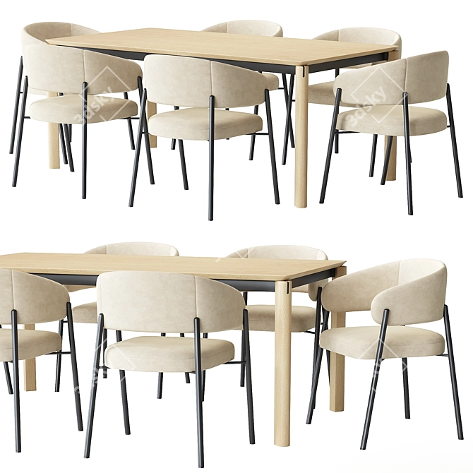 2014 Linda & Laga Furniture 3D model image 1