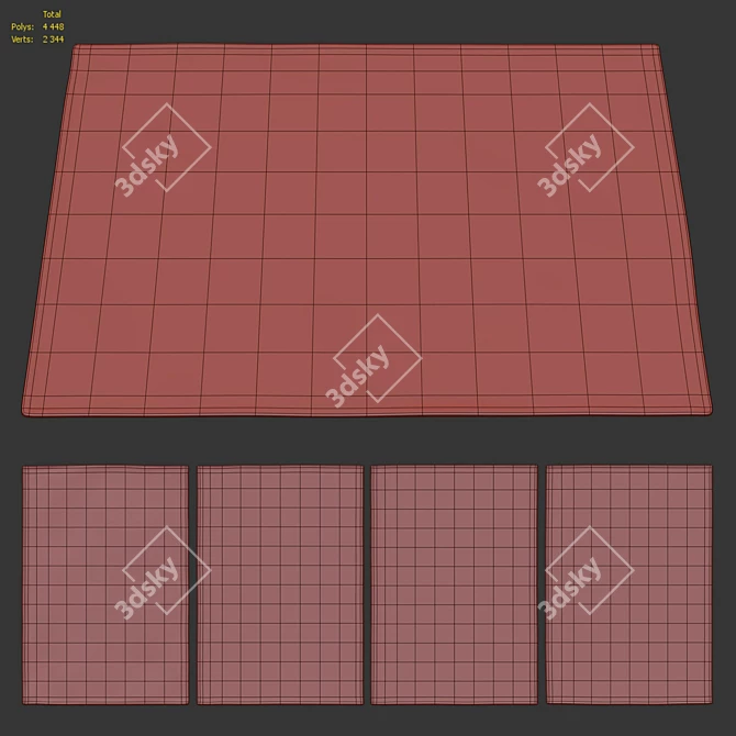 Empuries Polypropylene Rug by Kave Home 3D model image 7