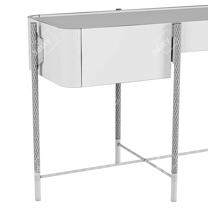 Elegant Shanghai Desk Furniture 3D model image 5