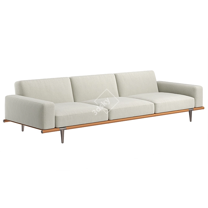 Poltrona Frau Let It Be Sofa 3D model image 4