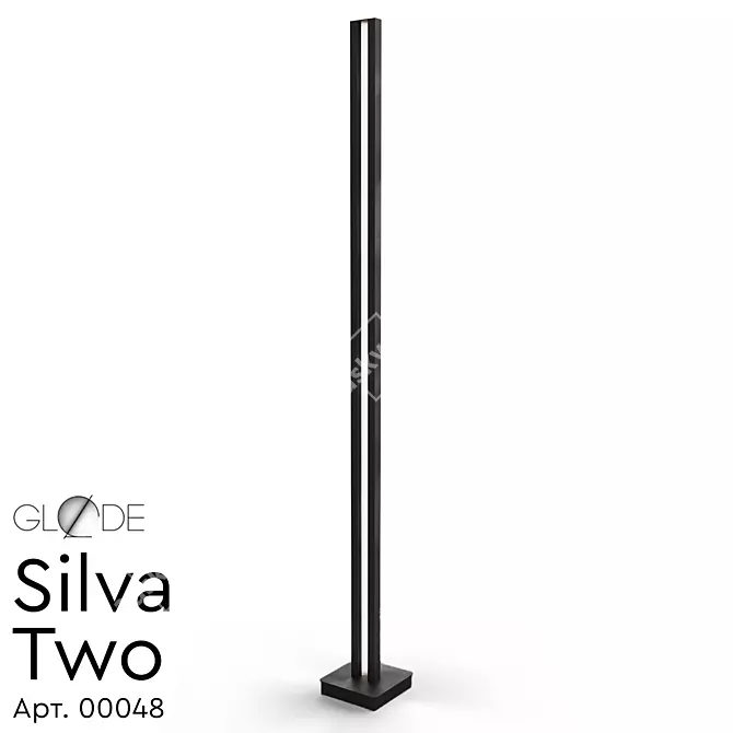 Elegant Minimalist Floor Lamp 3D model image 1