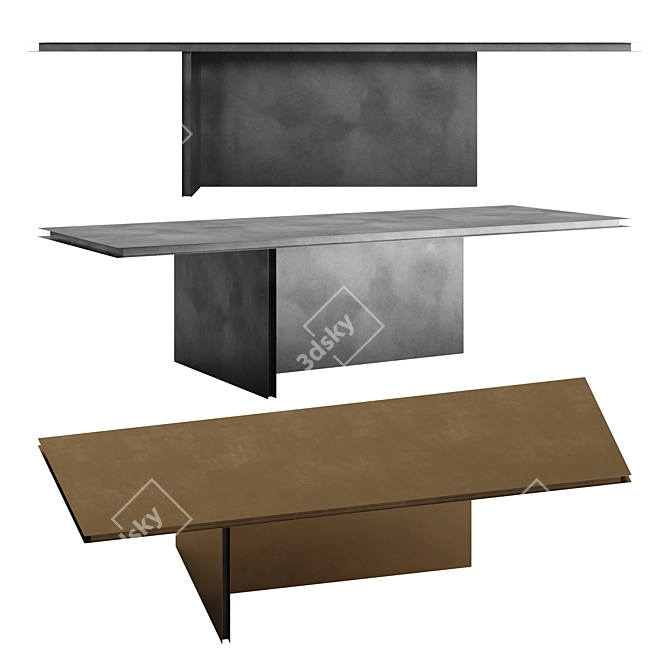  De Castelli Inspired Folio Table 3D model image 2