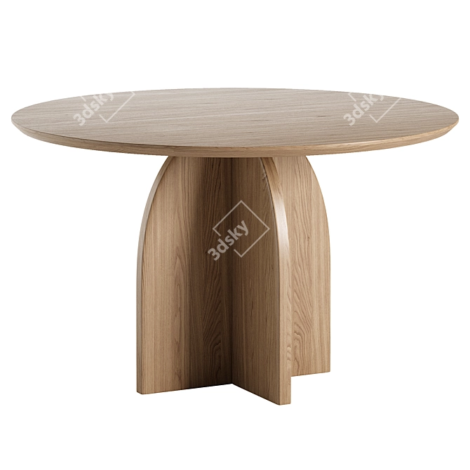 Modern Dining Table MORIS 3D model image 1