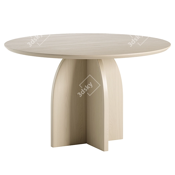 Modern Dining Table MORIS 3D model image 2