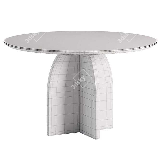 Modern Dining Table MORIS 3D model image 3