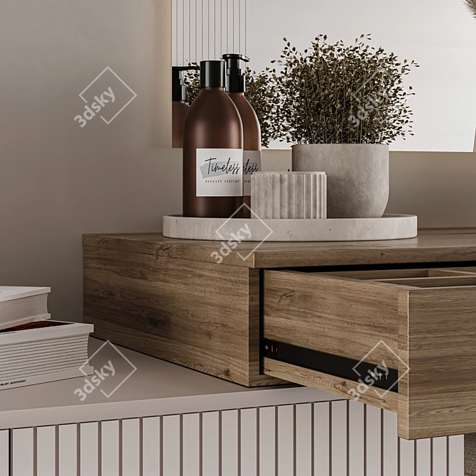 Modern Bedroom Furniture Set Contemporary 3D model image 4