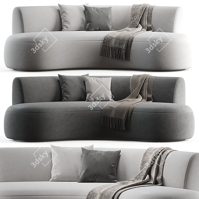 LEK Bespoke Design Sofa Bench 3D model image 3