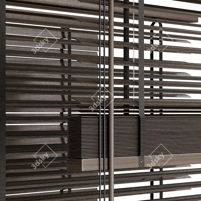 Folding Wooden Blinds 2015, 3D Model 3D model image 5