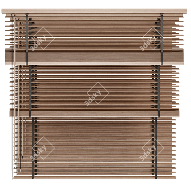 Folding Wooden Blinds 2015, 3D Model 3D model image 6