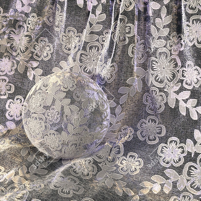  Infinite Lace Fabric Texture Collection 3D model image 3