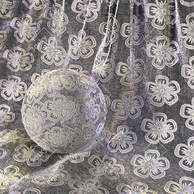  Infinite Lace Fabric Texture Collection 3D model image 4