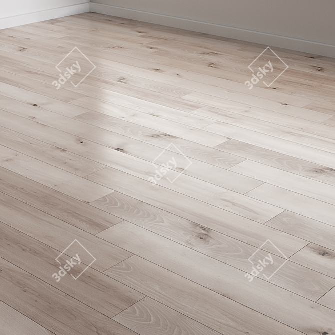 Versatile Oak Flooring Collection 3D model image 2