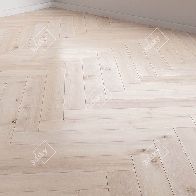 Versatile Oak Flooring Collection 3D model image 3