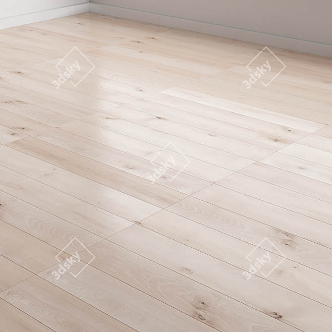 Versatile Oak Flooring Collection 3D model image 4