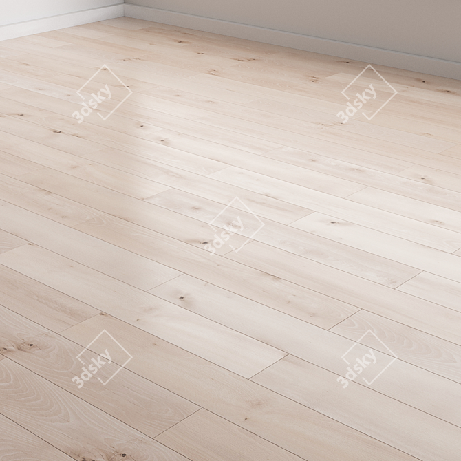 Versatile Oak Flooring Collection 3D model image 6