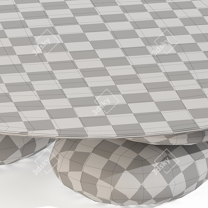 Modern Geometric Kreoo Keir Table 3D model image 5