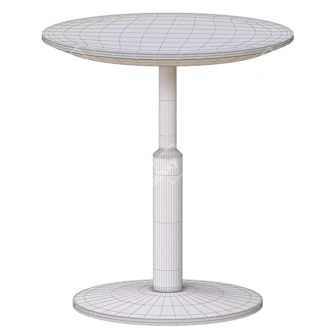Modern Minimalist Como Furniture Table 3D model image 2