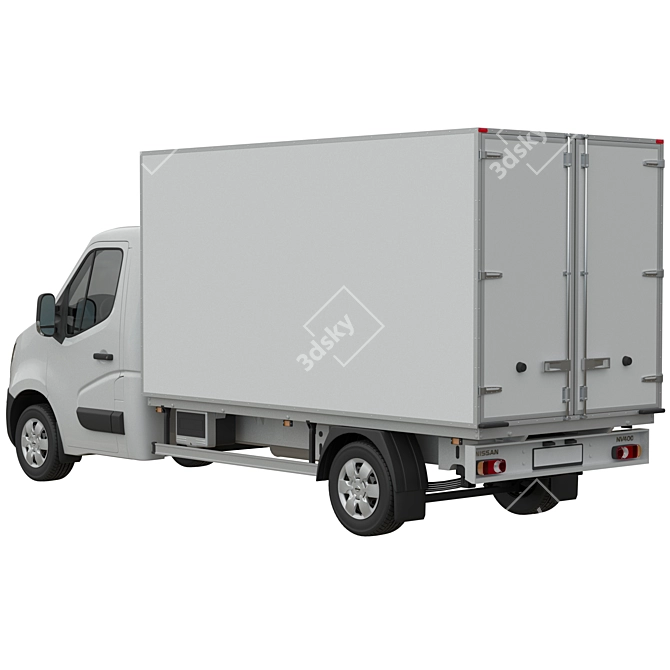 Nissan NV400 BoxTruck Commercial Chassis 3D model image 6