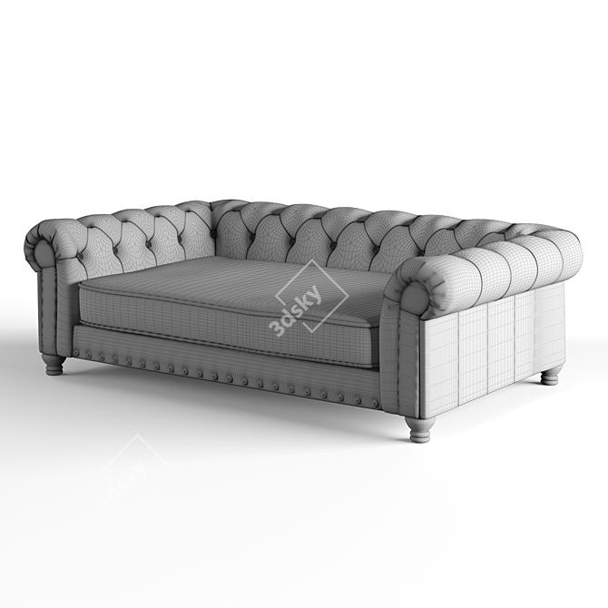 Luxury Larock Pet Sofa 3D model image 3