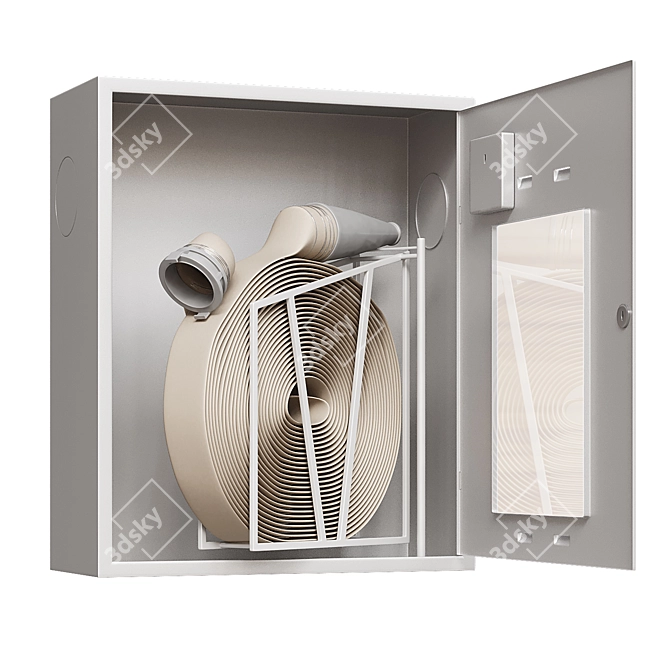 Fire Cabinet Set with 6 Models 3D model image 3