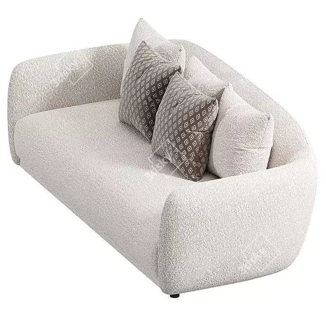 Elegant Addie Sofa 3Ds Model 3D model image 2