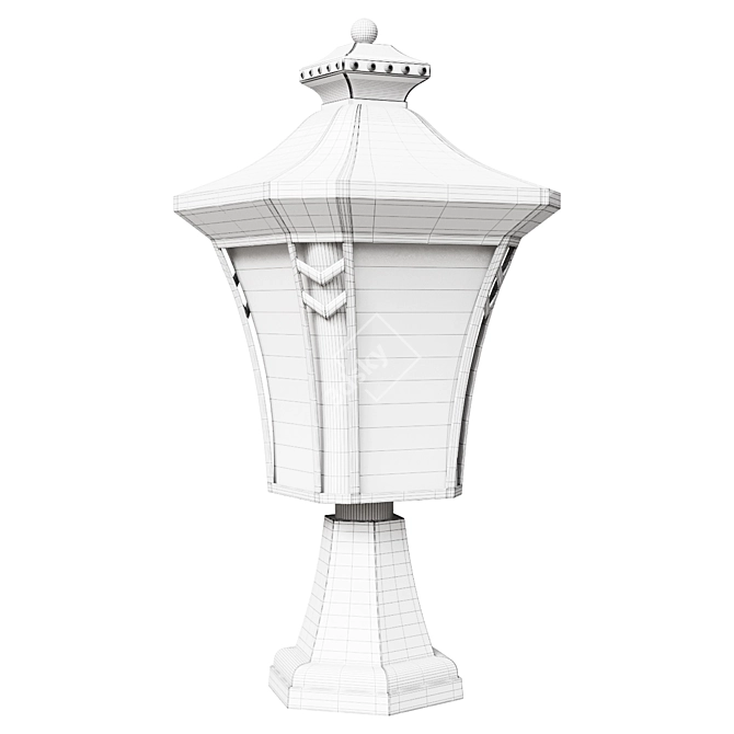 Taurus Outdoor Lamp Fixture 3D model image 2