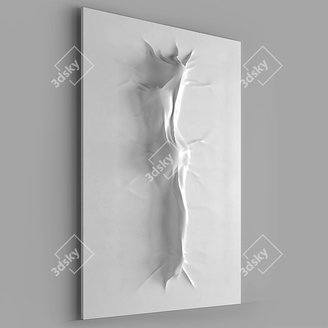 Wall Bas Relief 3D Model 3D model image 3