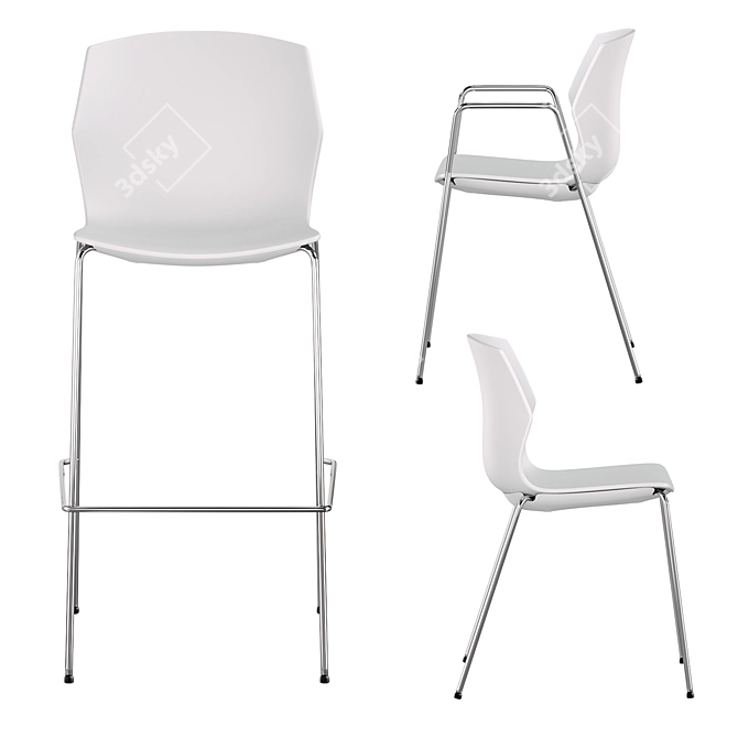 Ergonomic SOLE Chair by SOLO 3D model image 2